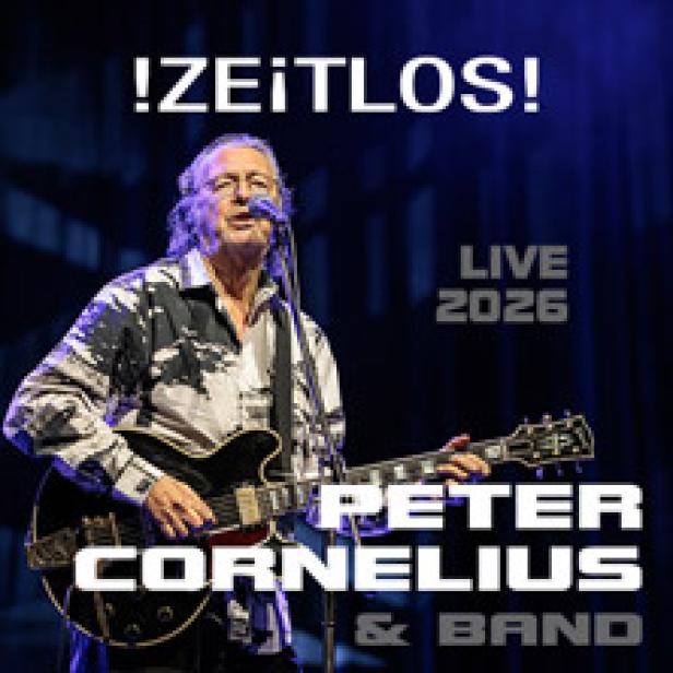 Peter Cornelius tritt mit seiner Band im Jahr 2026 live auf.