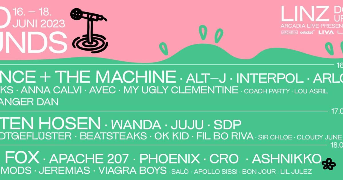 Lido Sounds Festival in Linz Das LineUp